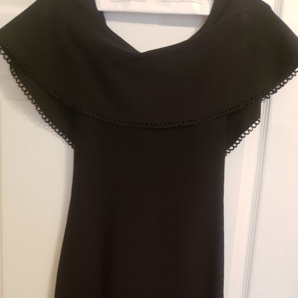 Marciano Fishtail Maxi off Off Shoulder Bandage Dress - Picture 4 of 4